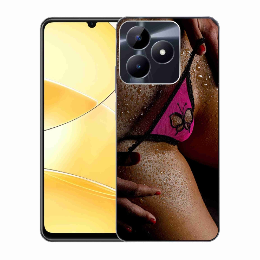 Gél borító mmCase a Realme C51/C53 készülékhez - szexi nő
