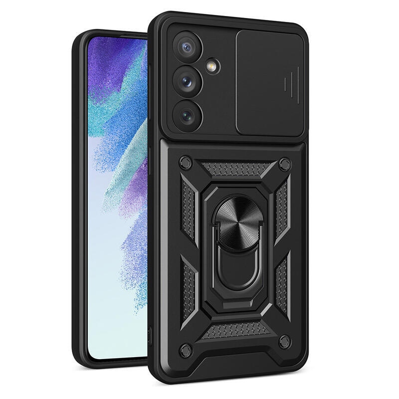 Csúszásálló hibrid borítás Samsung Galaxy A54 5G készülékhez - fekete