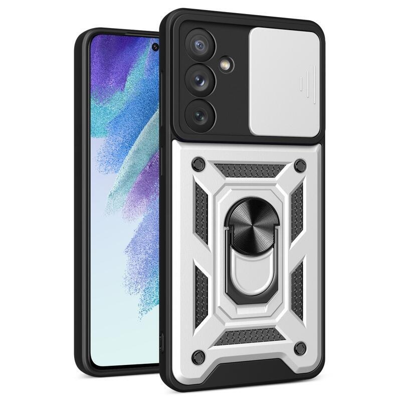 Csúszásálló hibrid borítás Samsung Galaxy A54 5G készülékhez - ezüst színű