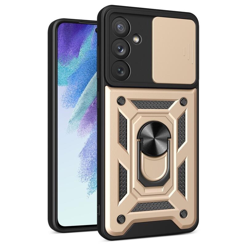 Csúszásálló hibrid borítás Samsung Galaxy A54 5G készülékhez - arany színben
