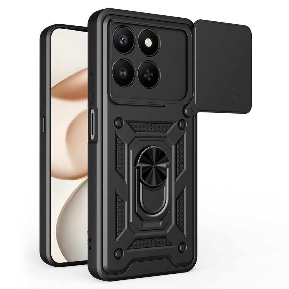 Csúszásálló borítás a Honor 400 Smart 5G/4G/Honor X7d készülékhez - fekete