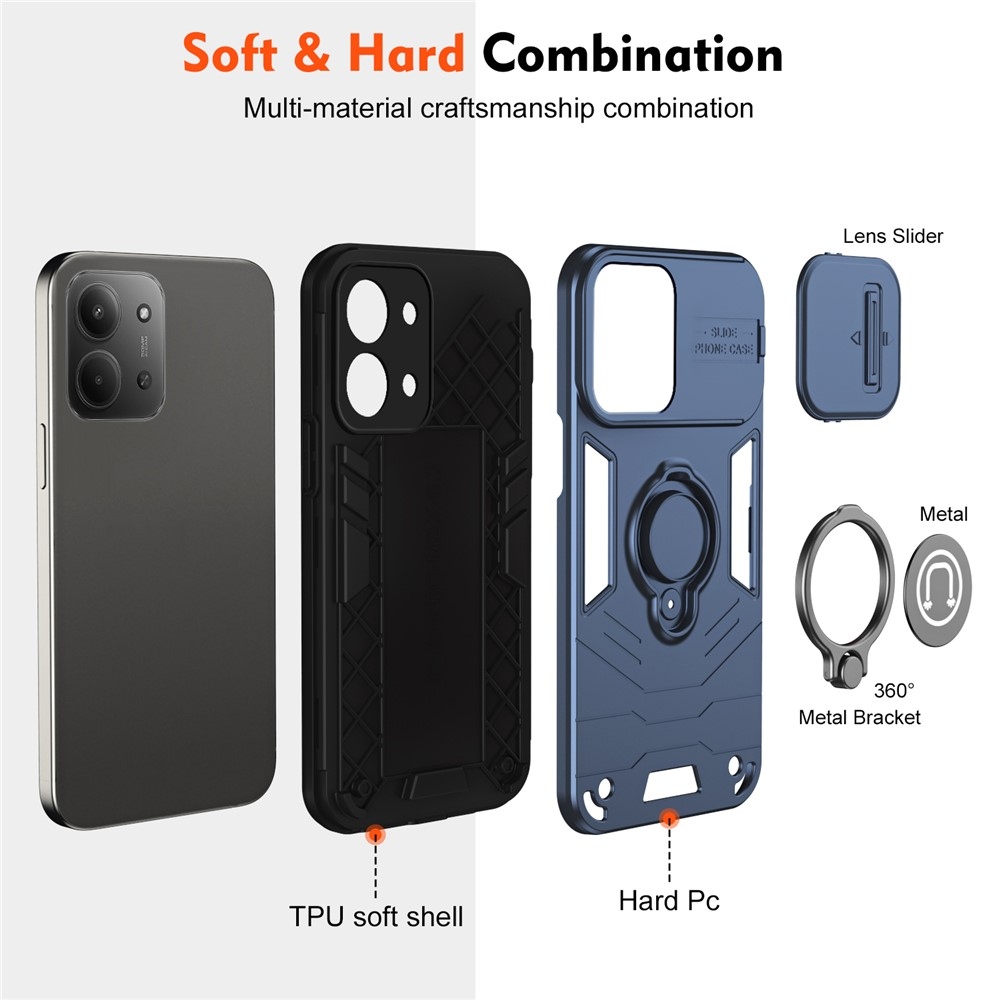 Csúszásálló borítás Xiaomi Redmi 15C 4G (171mm)/Poco C85 4G (171mm) - kék