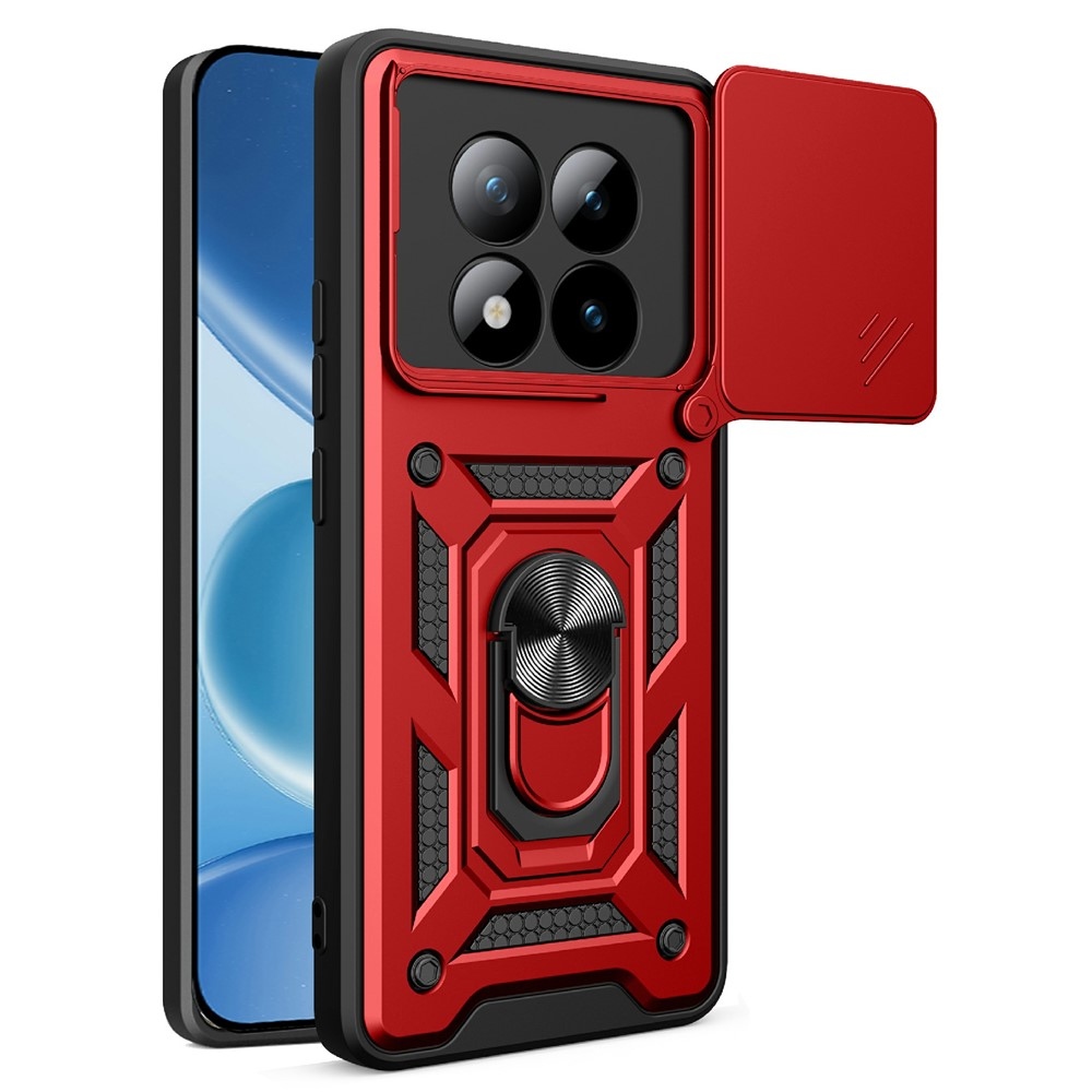 Tartós csúszásbiztos borítás a Xiaomi Redmi Note 15 Pro+ 5G készülékhez - piros