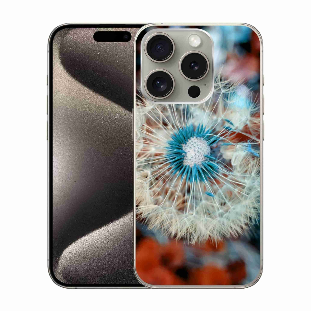 Zselés borítás mmCase iPhone 15 Pro készülékhez - pitypang 1