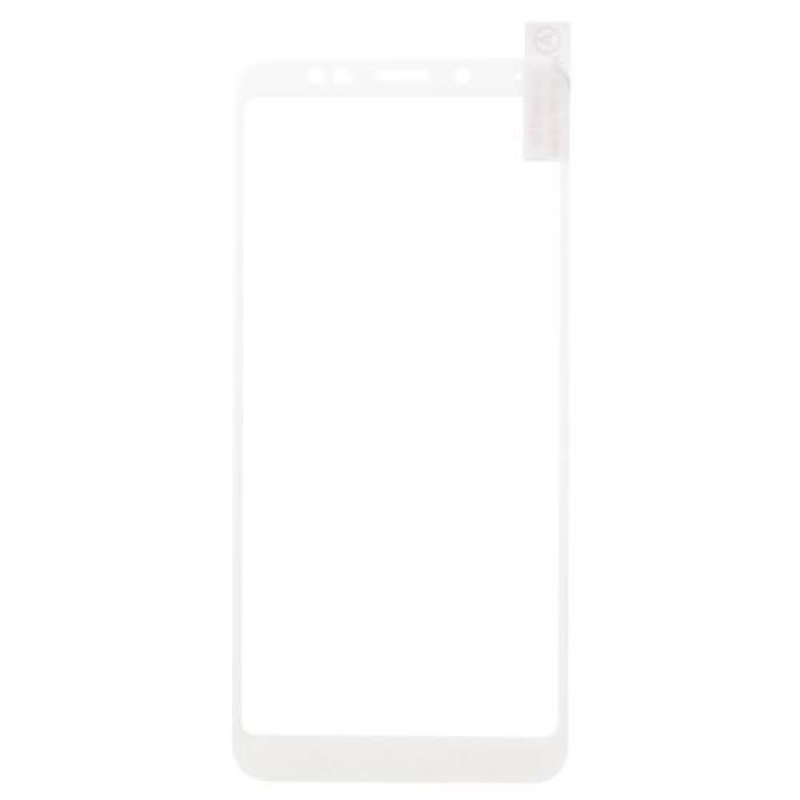 SLP9 teljes képernyő edzett üveg Xiaomi Redmi 5 Plus - fehér