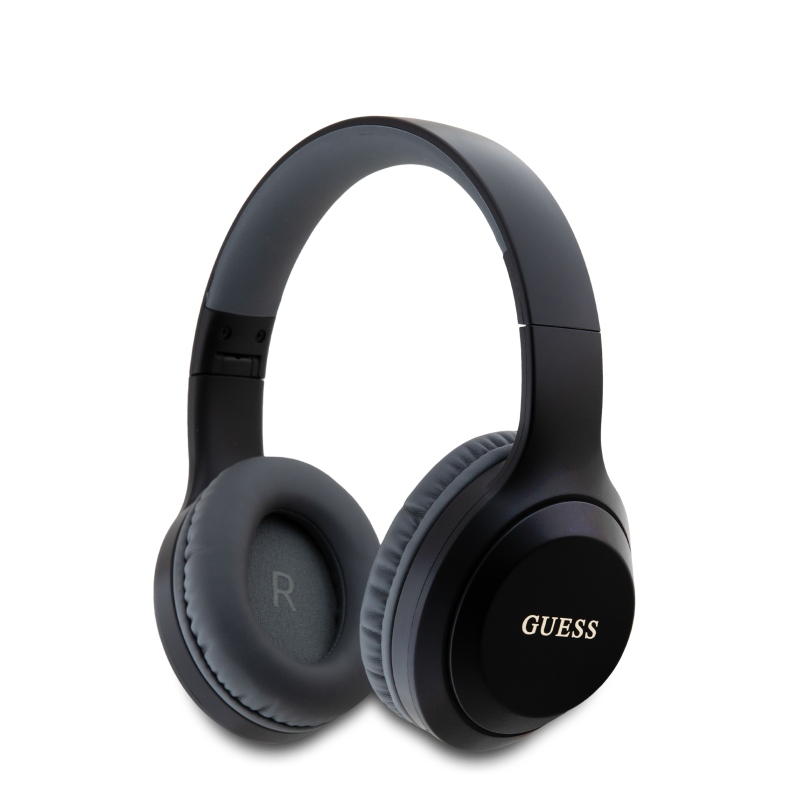 Guess Classic Silver Logo Bluetooth sztereó fejhallgató fekete