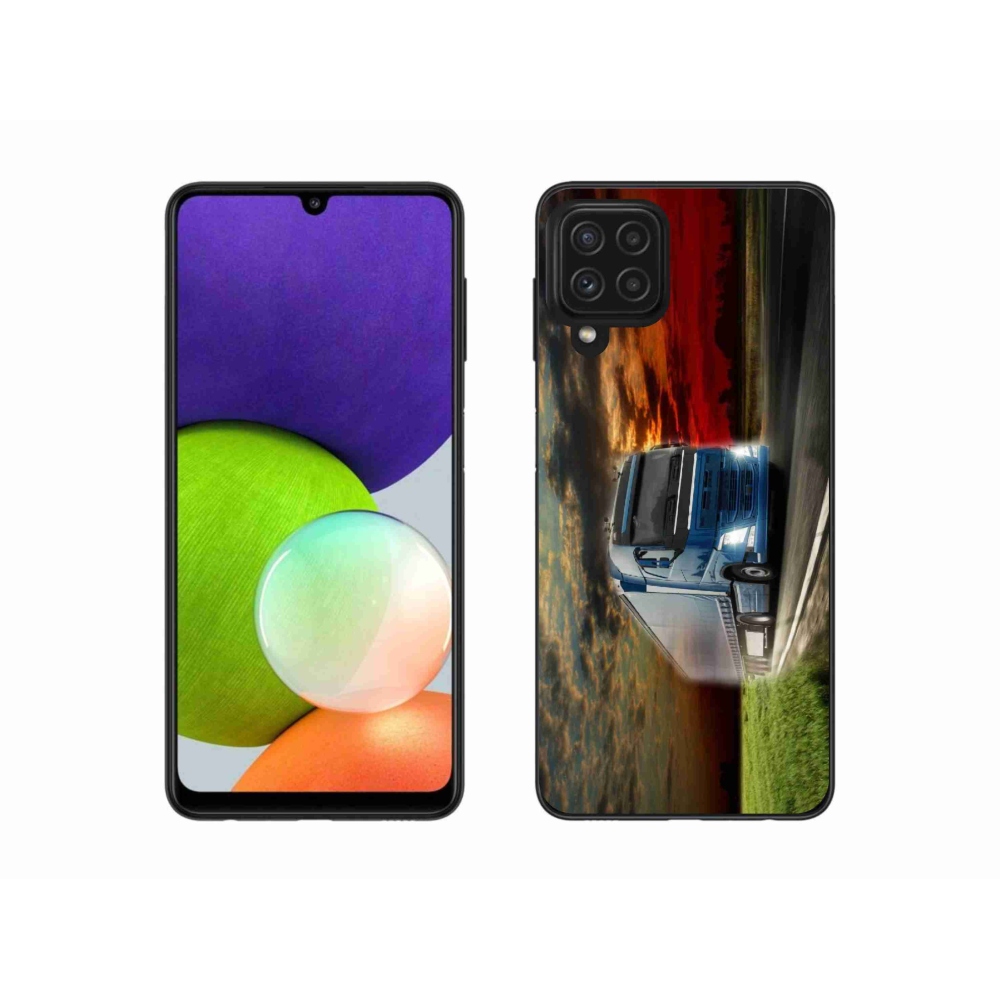 Gél borítás mmCase Samsung Galaxy A22 4G - teherautó 4