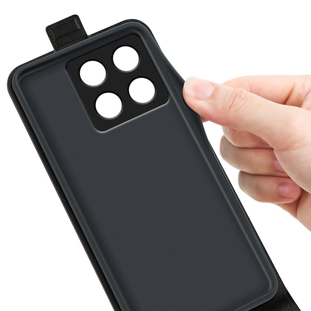Függőleges könyvtáska Xiaomi 14T-hez - fekete