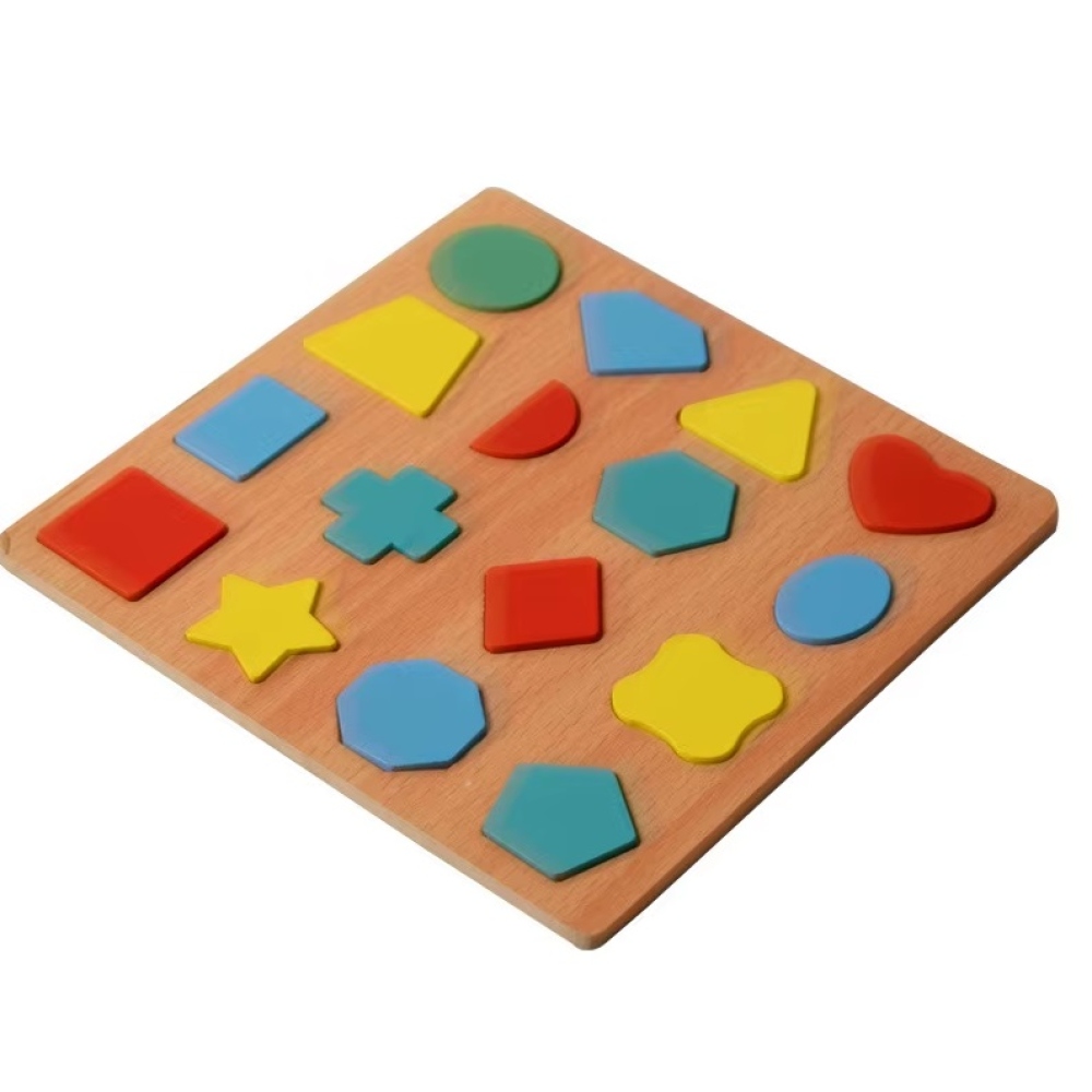 Fa kirakók gyerekeknek - geometriai formák
