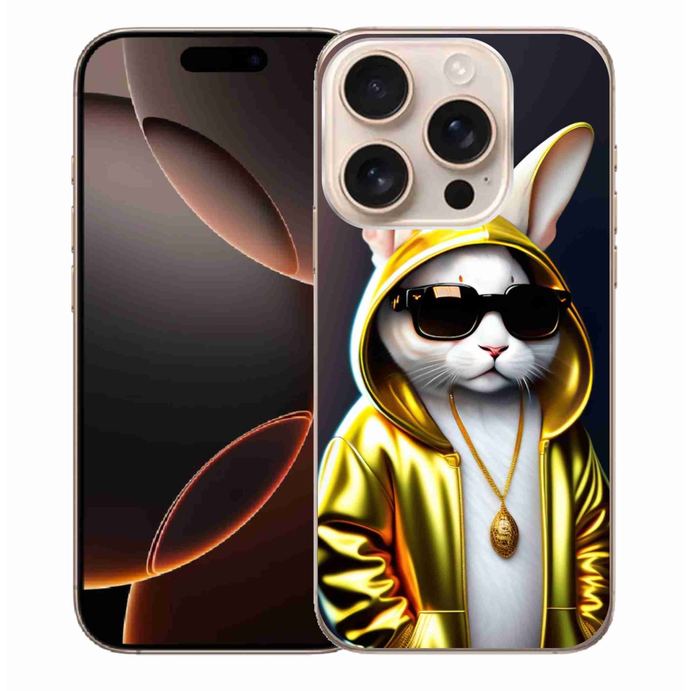 Zselés borítás mmCase iPhone 16 Pro Max készülékhez - cat boss
