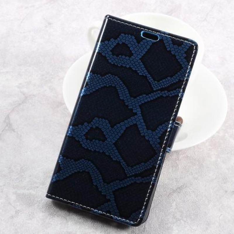 SnakeStyle könyv tok Sony Xperia L1 készülékhez - sötétkék