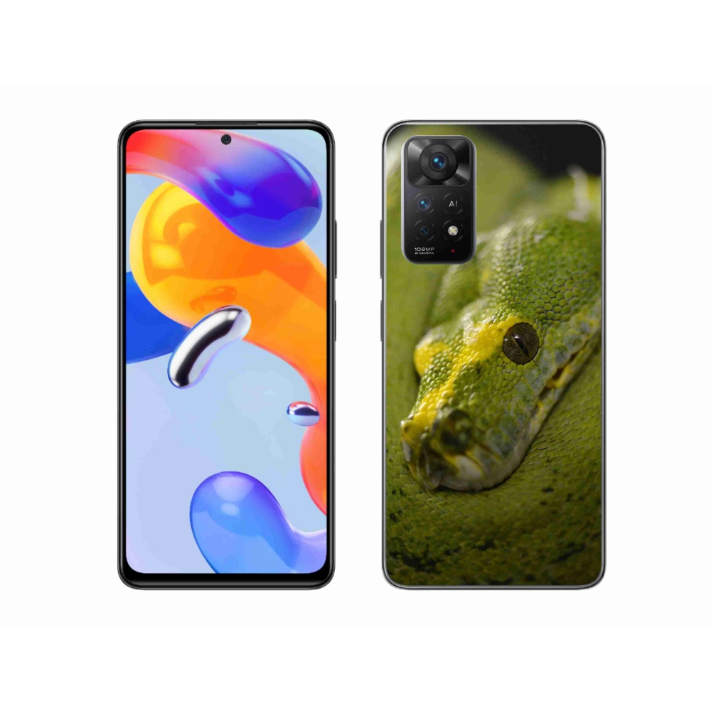 Gél borítás mmCase a Xiaomi Redmi Note 11 Pro 4G/5G - kígyó 2