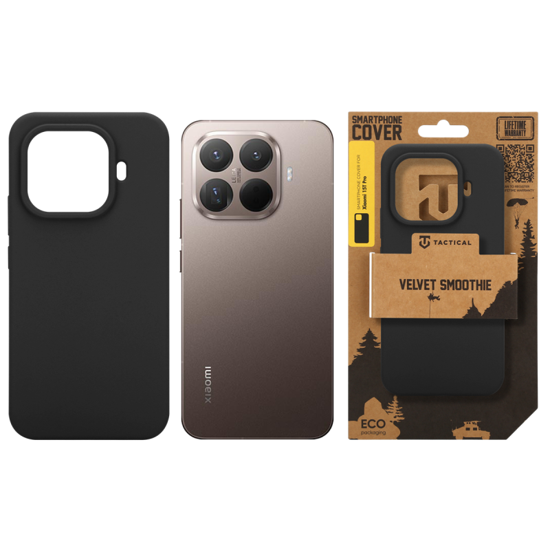 Taktikai bársony Smoothie borító a Xiaomi 15T Pro aszfalthoz