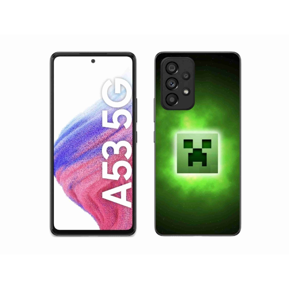 Gél borítás mmCase Samsung Galaxy A53 5G - minecraft