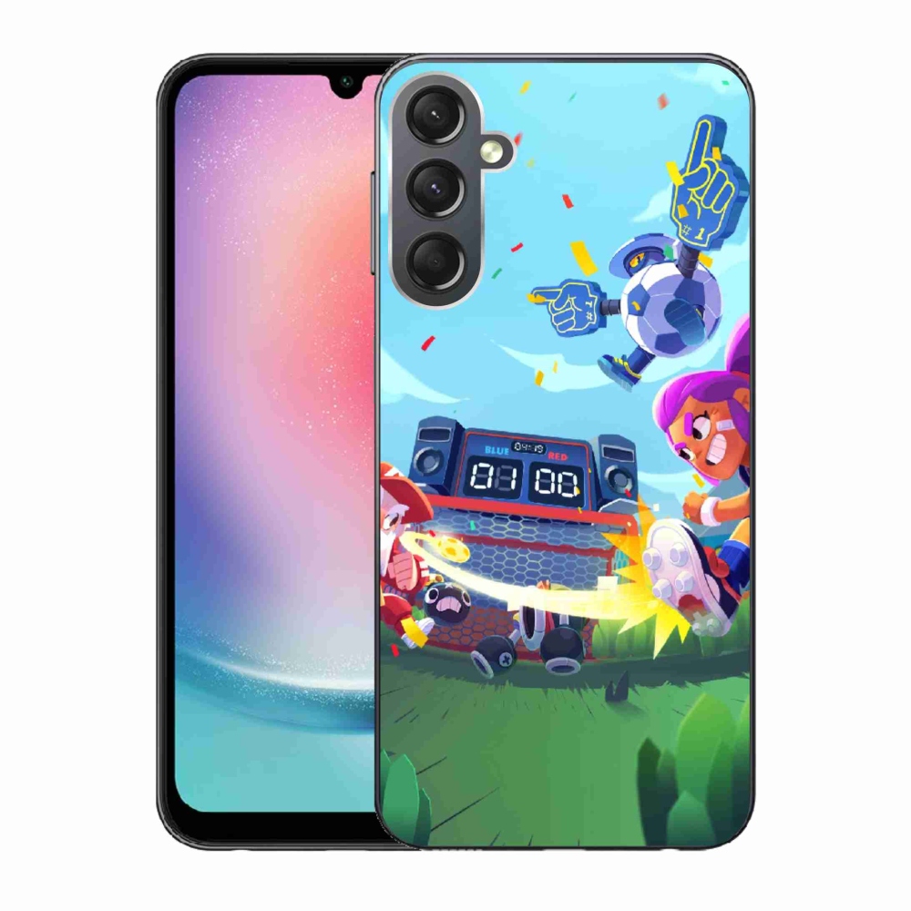 Zselés borítás mmCase Samsung Galaxy A24 - verekedős csillagok 1