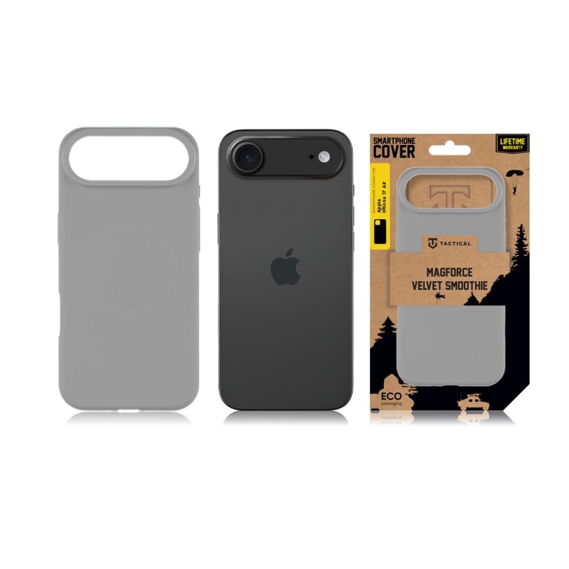 Taktikai MagForce bársony Smoothie borító az Apple iPhone 17 Air ködös iPhone 17-hez