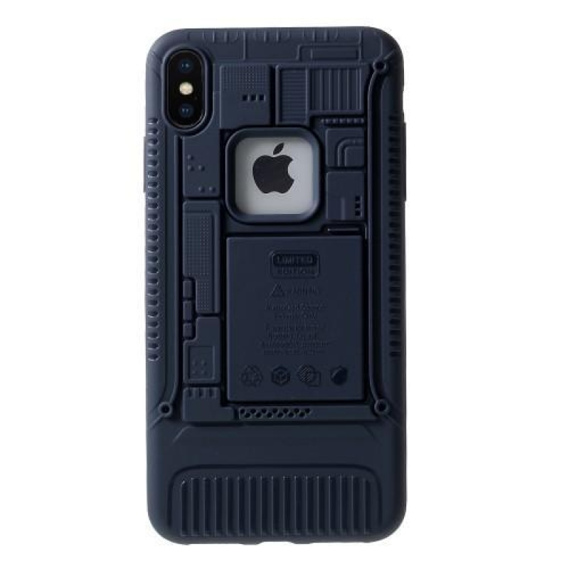 Puha zselés borítás iPhone XS Max készülékhez - kék