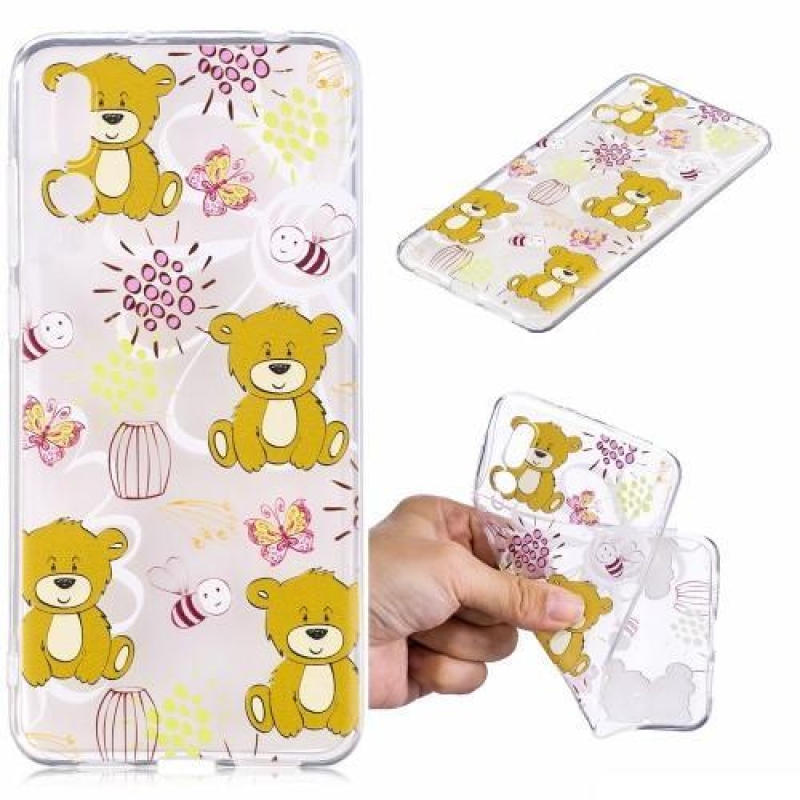 Puha zselés tok a Huawei P20 Pro mobilhoz - mackók