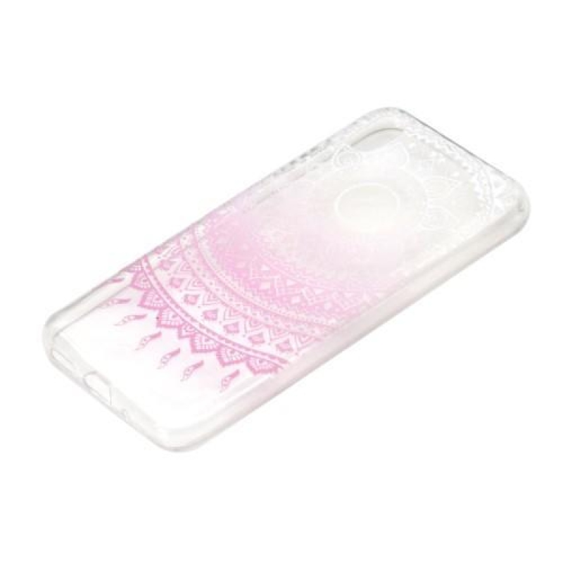 Puha gél mobil tok Huawei Y5 (2019) - rózsaszín mandala