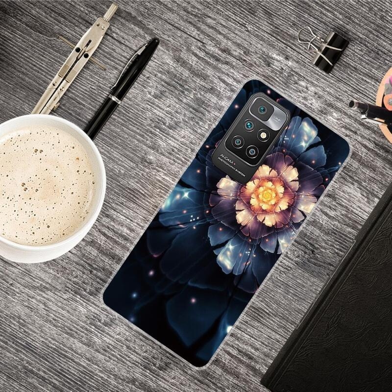 Puha zselés tok mobiltelefonhoz Xiaomi Redmi 10/Redmi 10 (2022) - színes pünkösdi rózsafa