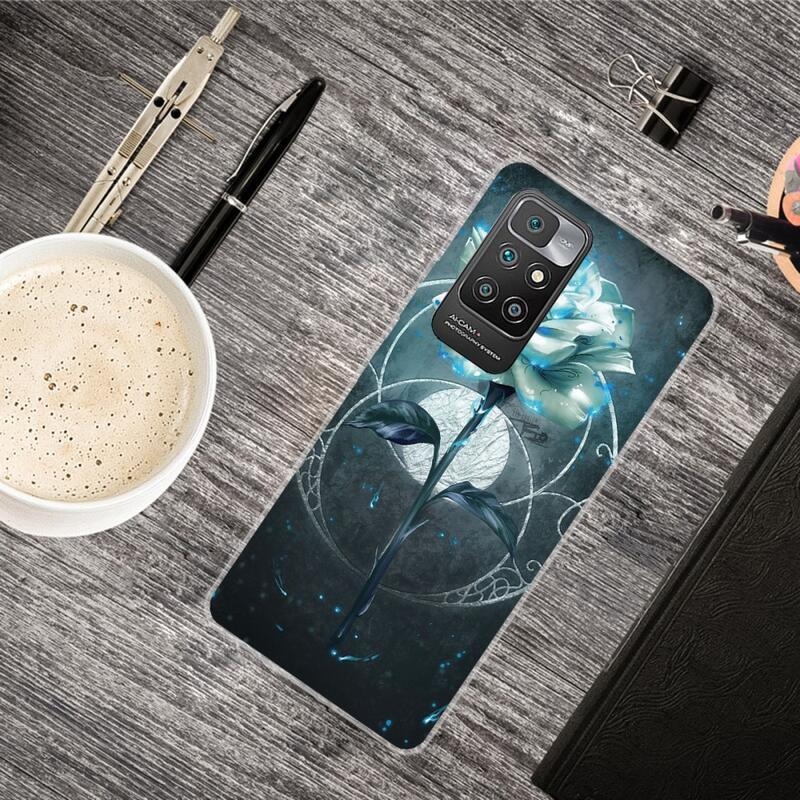 Puha zselés tok mobiltelefonhoz Xiaomi Redmi 10/Redmi 10 (2022) - magic rose