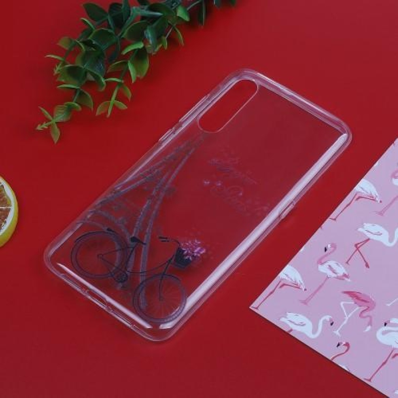 Puha zselés tok a Xiaomi Mi 9-hez - Eiffel-torony és kerék