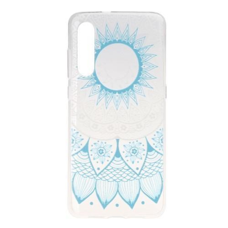 Puha zselés tok Xiaomi Mi 9 - kék mandala