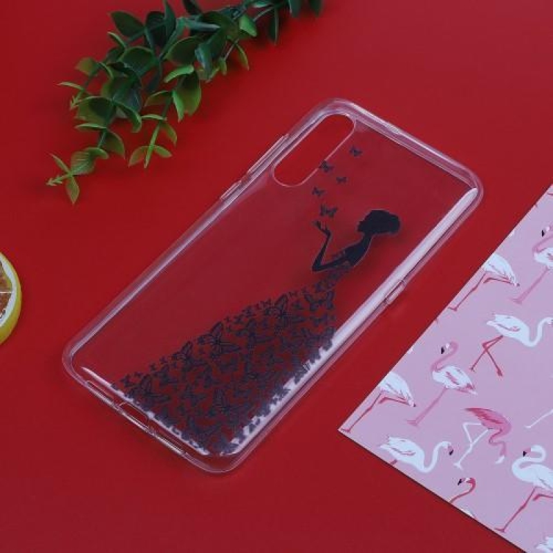 Puha zselés tok Xiaomi Mi 9 - pillangó lányhoz
