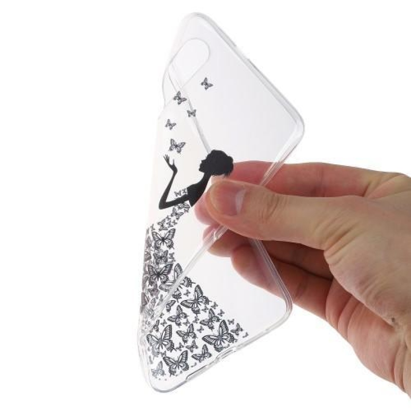 Puha zselés tok Xiaomi Mi 9 - pillangó lányhoz