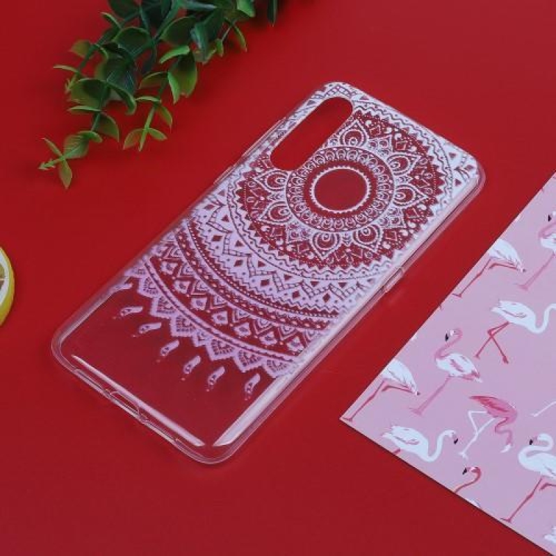 Puha zselés tok Xiaomi Mi 9 - rózsaszín mandala