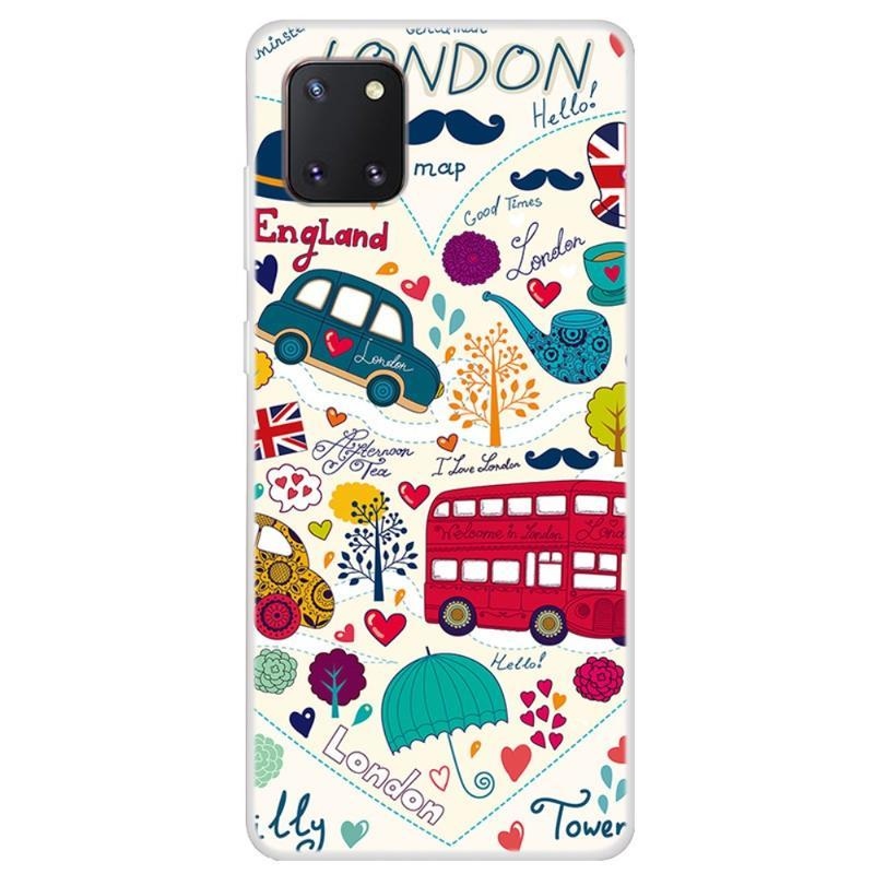 Puha zselés tok Samsung Galaxy Note 10 Lite készülékhez - London