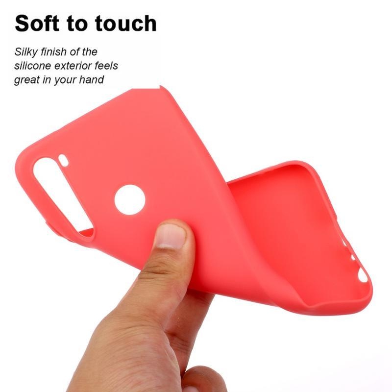 Puha zselés tok Xiaomi Redmi Note 8-hoz - piros