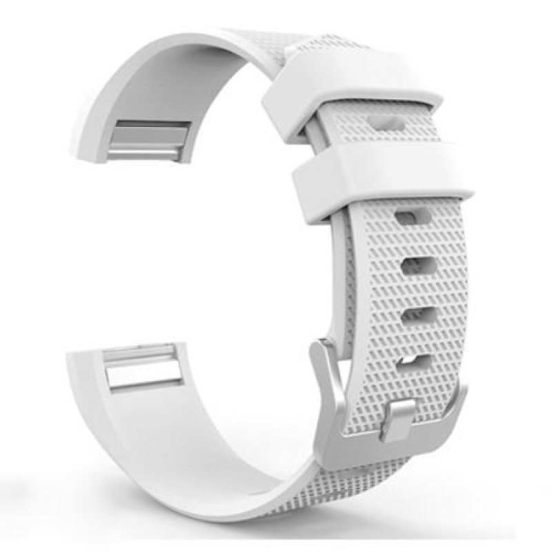 Puha zselés szíj Fitbit Charge 2 okosórához - fehér