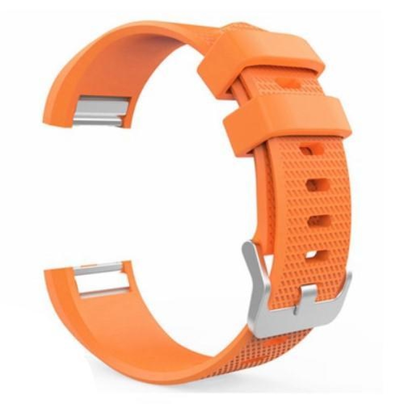 Puha zselés szíj Fitbit Charge 2 okosórához - narancssárga