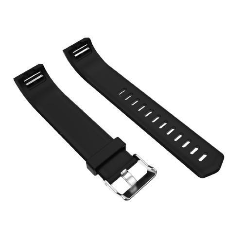 Puha gél pánt L méret Fitbit Charge 2 készülékhez - Fekete