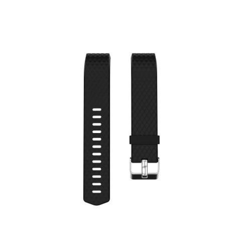 Puha gél pánt L méret Fitbit Charge 2 készülékhez - Fekete