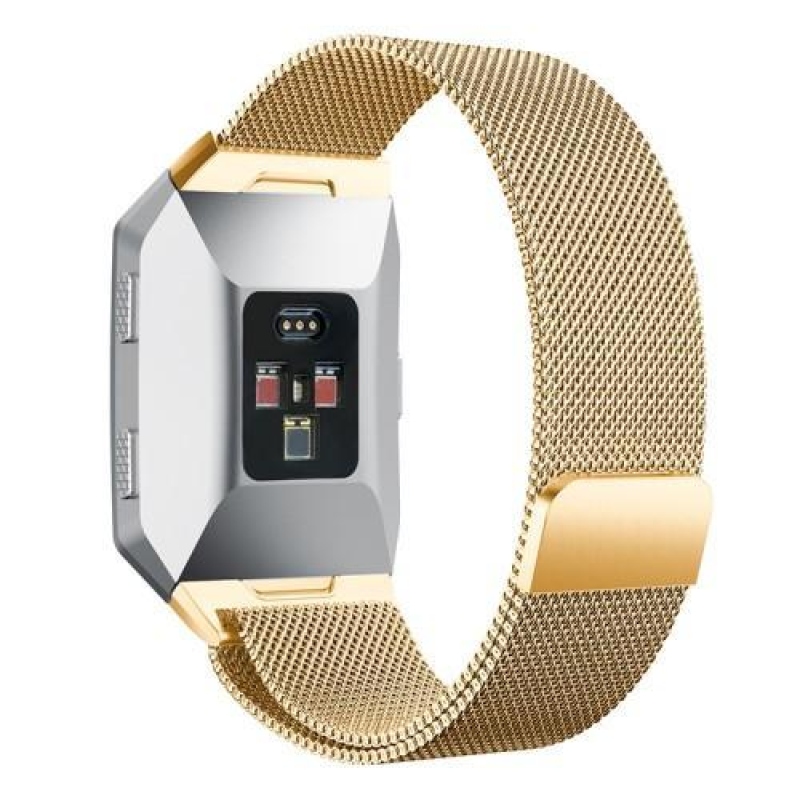 Puha rozsdamentes acél szíj Fitbit Ionichoz - arany színű