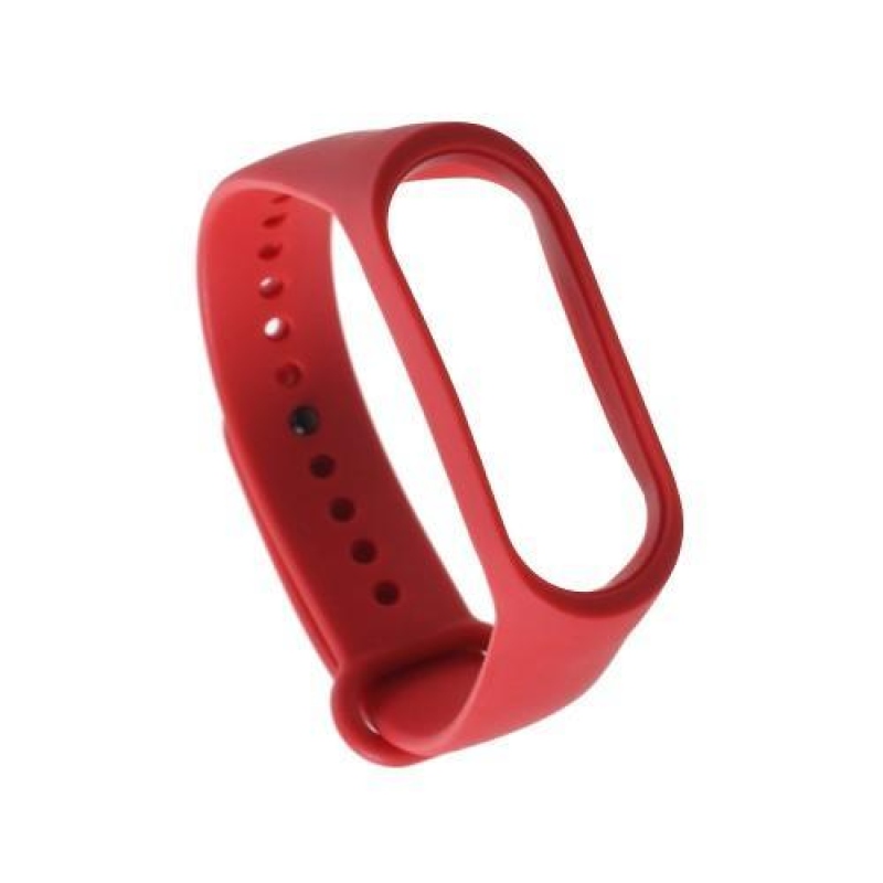 Softie szilikon szíj a Xiaomi Mi Band 3-hoz - piros