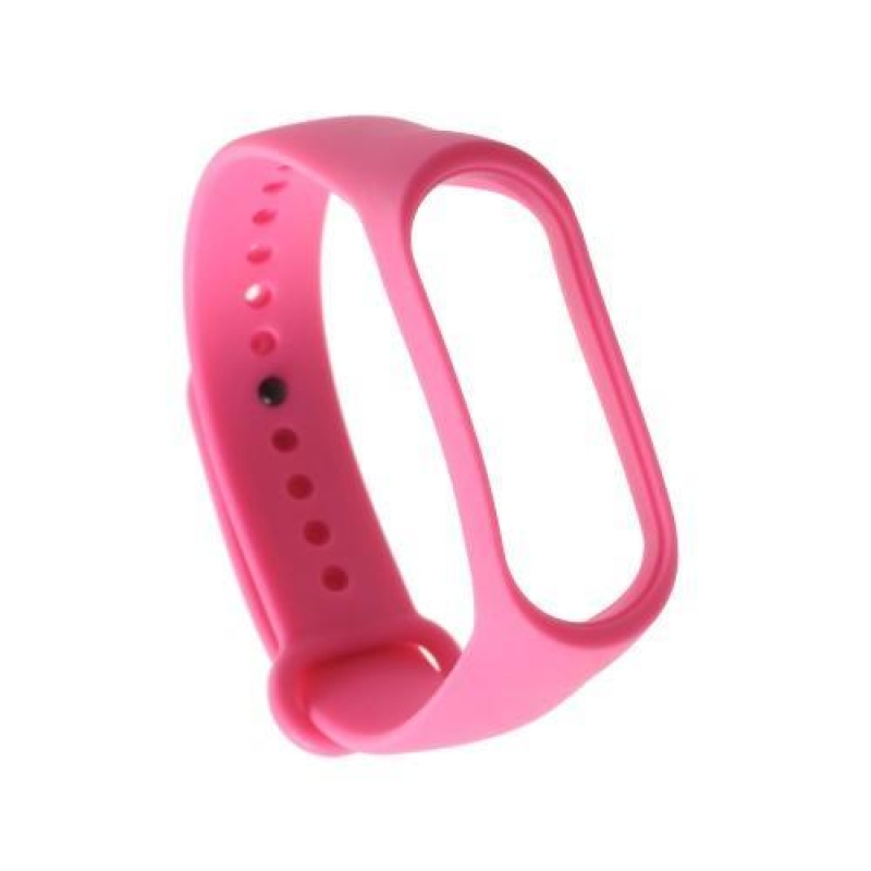 Softie szilikon szíj a Xiaomi Mi Band 3 készülékhez - rózsaszínű