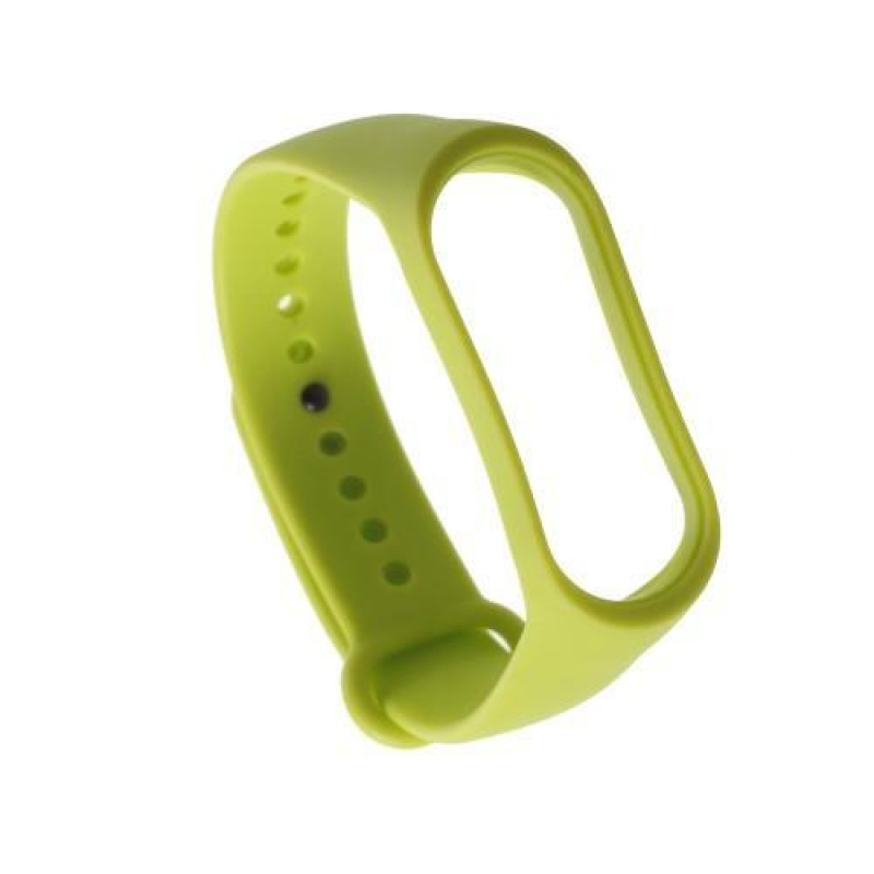 Softie szilikon szíj a Xiaomi Mi Band 3 készülékhez - zöld