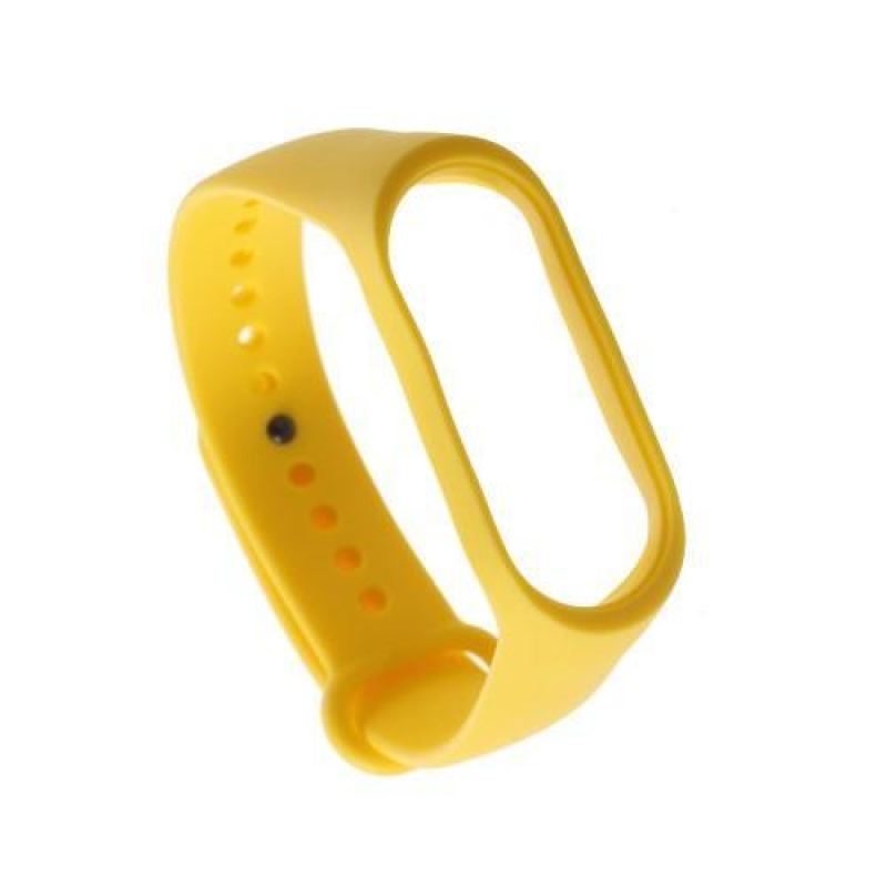 Softie szilikon szíj a Xiaomi Mi Band 3-hoz - sárga