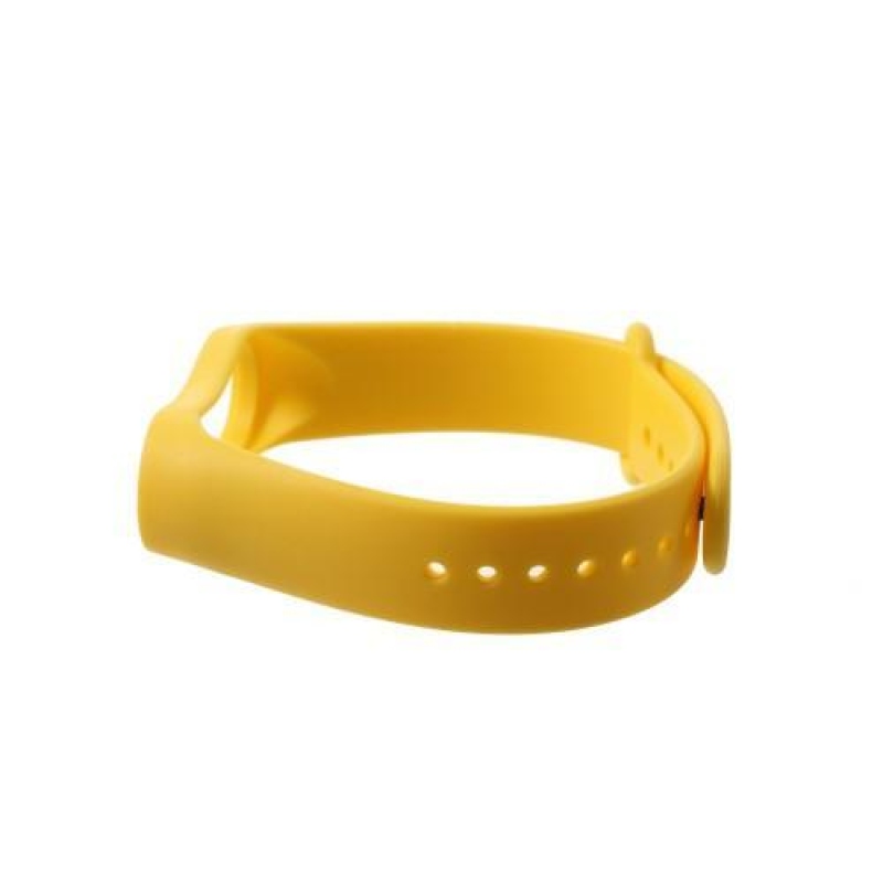 Softie szilikon szíj a Xiaomi Mi Band 3-hoz - sárga