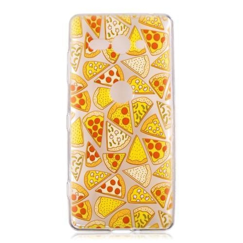 Softy zselés borító a Sony Xperia XZ2 Compact készülékhez - pizza