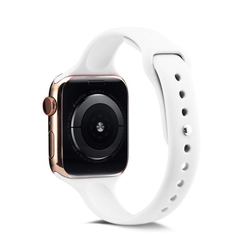 Softy szilikon szíj Apple Watch 5/4 40mm, 3/2/1 38mm, Apple Watch 5/4 40mm, 3/2/1 38mm - fehér