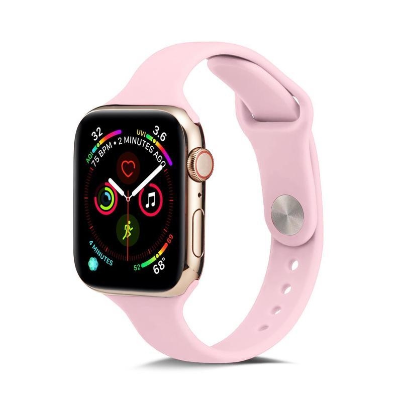 Softy szilikon szíj Apple Watch 5/4 40mm, 3/2/1 38mm - rózsaszín