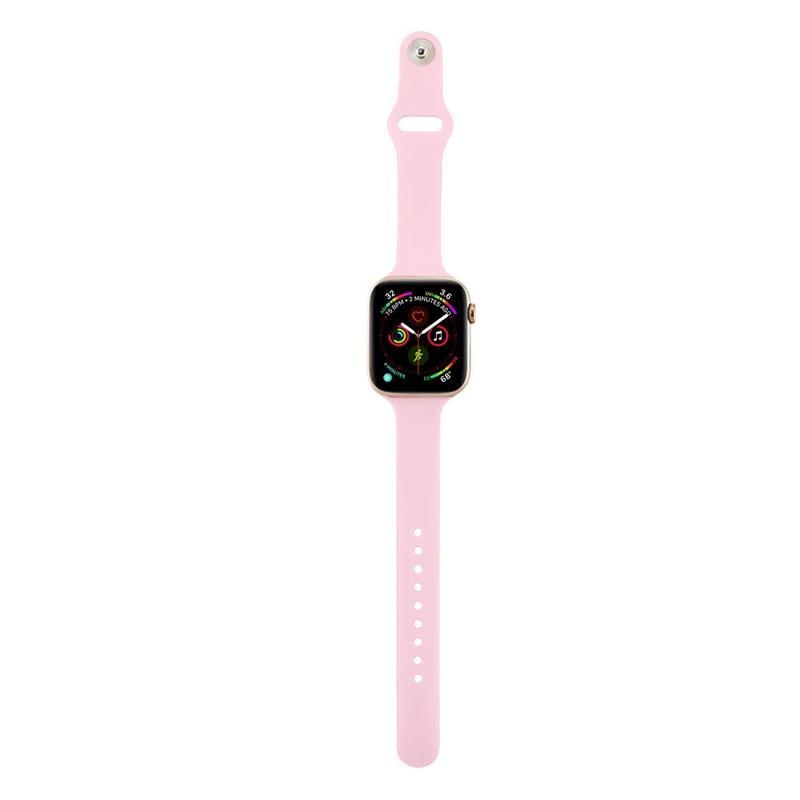 Softy szilikon szíj Apple Watch 5/4 40mm, 3/2/1 38mm - rózsaszín