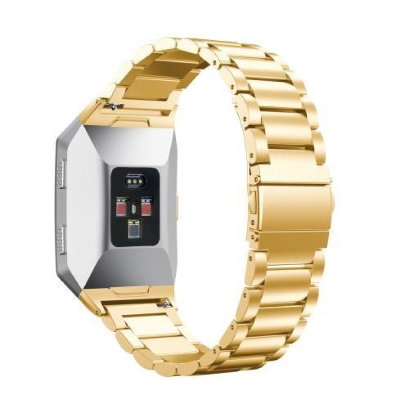 Szilárd rozsdamentes acél szíj Fitbit Ionic-hoz - arany