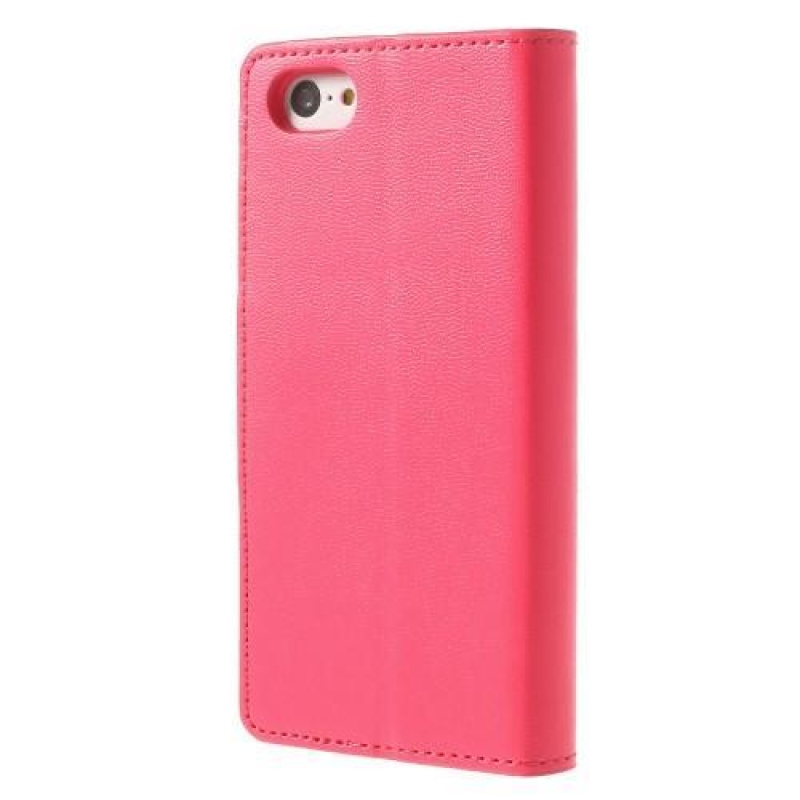 Sonata PU-bőr tok iPhone 5C készülékhez - rózsaszínű