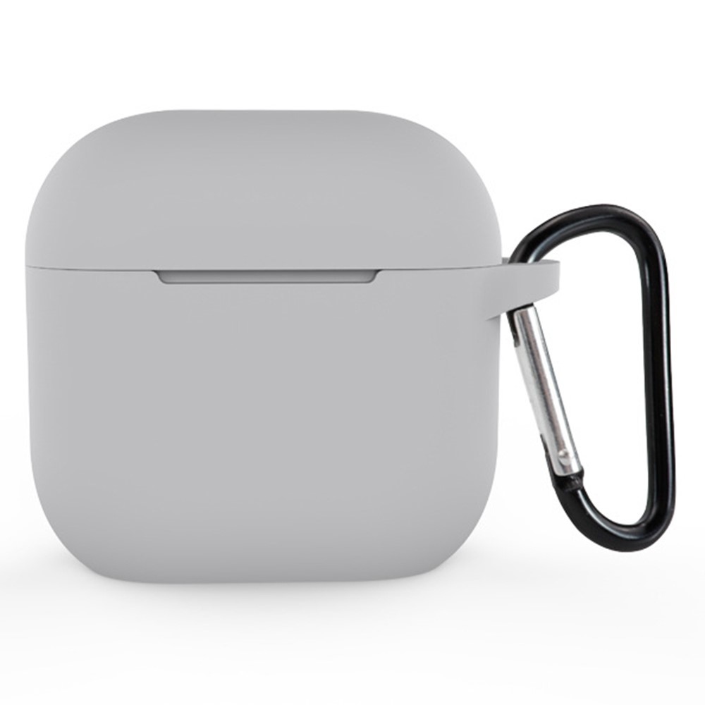 Hüvelyes szilikon tok Apple AirPods 4 készülékhez - szürke