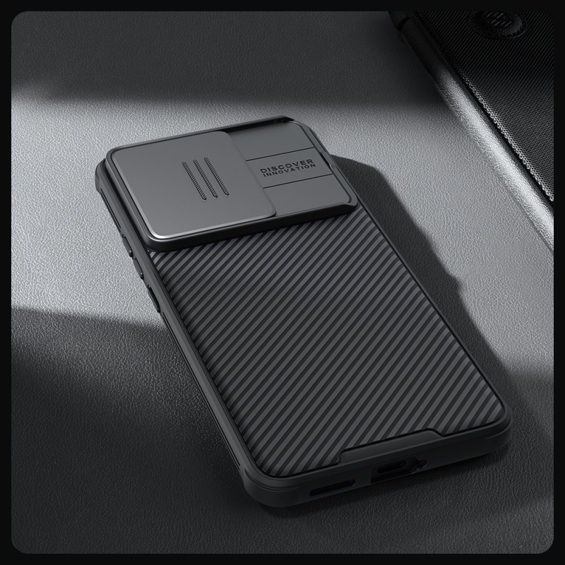 Nillkin CamShield PRO hátlap a Poco F6-hoz Fekete
